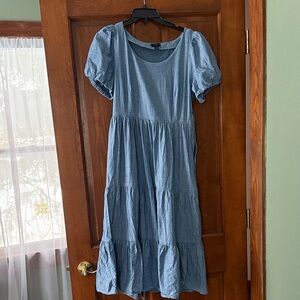 J. Crew Light Blue Denim Dress
